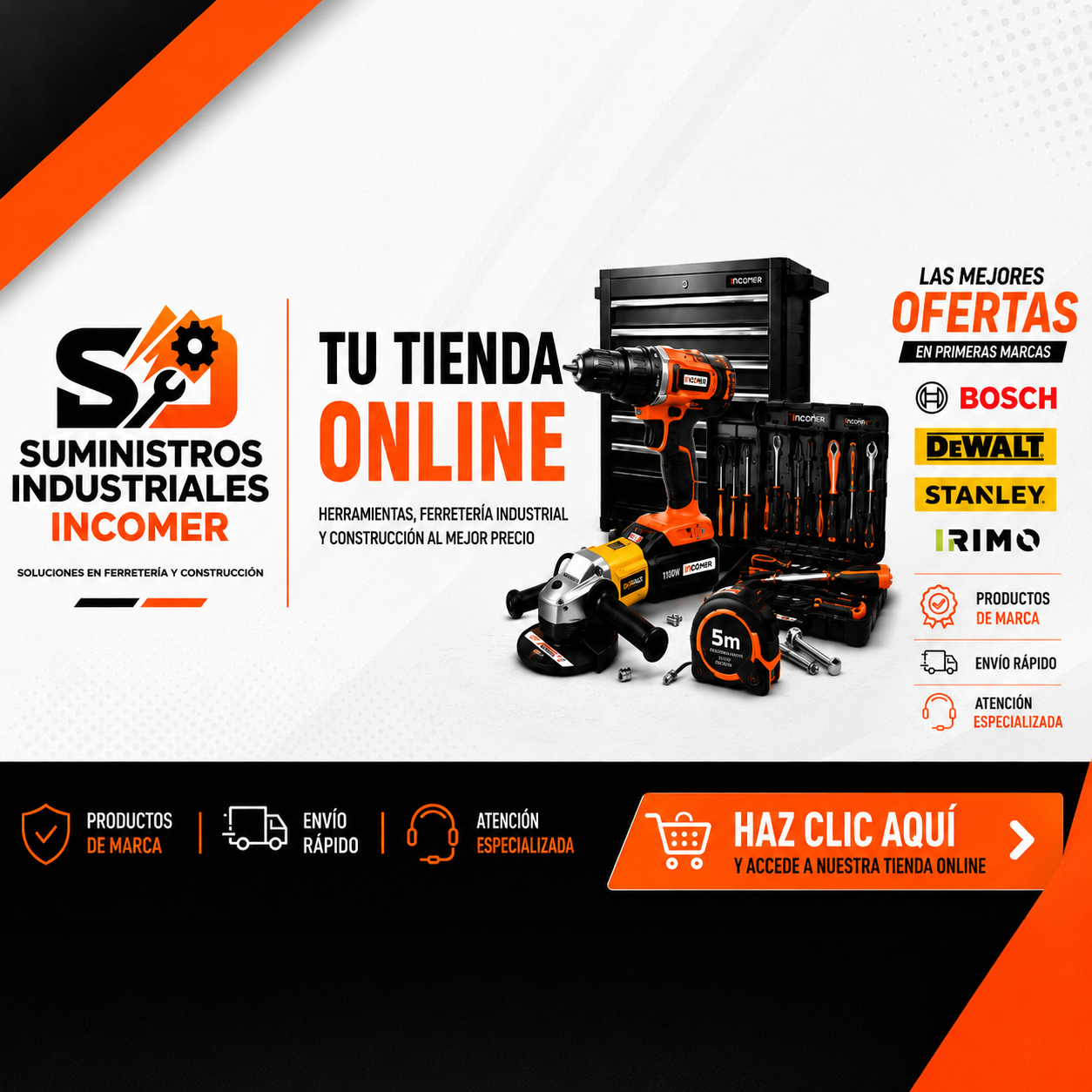 Tienda online de Suministros Industriales Incomer